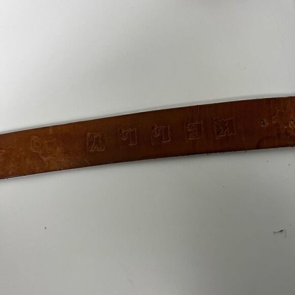 Truck Buckle Leather Belt 36in waist - Picture 12 of 15
